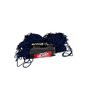 Red Heart Super Saver JUMBO Yarn 2 oz 100% Acrylic Soft Navy No dye